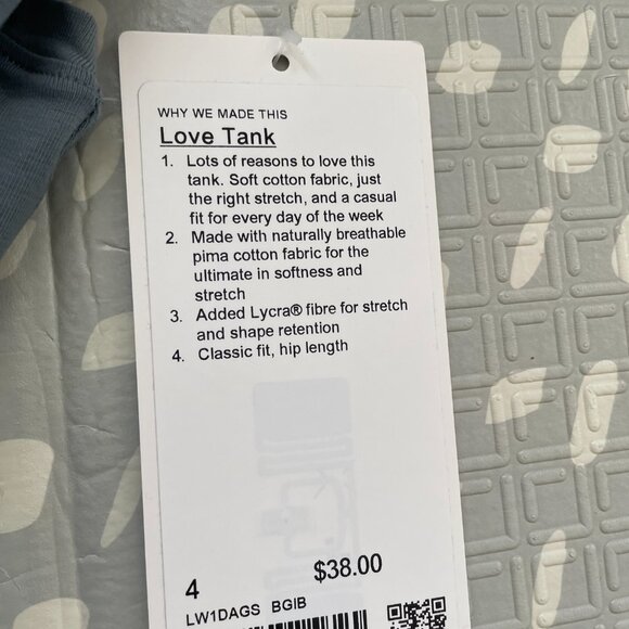 Lululemon Love Tank - Picture 3 of 3